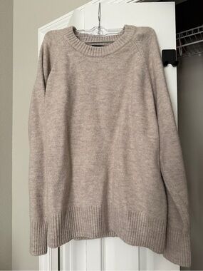 Dynamite Taupe Crewneck Sweater